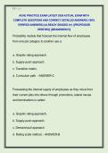 ACHE PRACTICE EXAM LATEST 2026 ACTUAL EXAM WITH  COMPLETE QUESTIONS AND CORRECT DETAILED ANSWERS &lpar;100&percnt;  VERIFIED ANSWERS&rpar; &vert;ALREADY GRADED A&plus;&vert; &vert;&vert;PROFESSOR  VERIFIED&vert;&vert; &vert;&vert;BRANDNEW&excl;&excl;&excl;&vert;&vert;