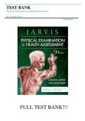 Test Bank for Physical Examination and Health Assessment 9th Edition by Carolyn Jarvis