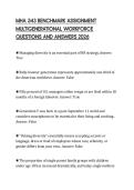 MHA 543 BENCHMARK ASSIGNMENT MULTIGENERATIONAL WORKFORCE QUESTIONS AND ANSWERS 2026