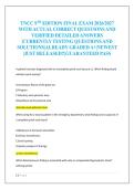 TNCC 9TH EDITION FINAL EXAM 2026&sol;2027  WITH ACTUAL CORRECT QUESTIONS AND  VERIFIED DETAILED ANSWERS  &vert;CURRENTLY TESTING QUESTIONS AND  SOLUTIONS&vert;ALREADY GRADED A&plus;&vert;NEWEST  &vert;JUST RELEASED&excl;&excl;&vert;GUARANTEED PASS