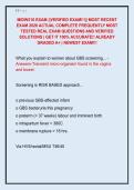 MIDW216 EXAM &vert;&vert;VERIFIED EXAM&excl;&excl;&excl;&vert;&vert; MOST RECENT  EXAM 2026 ACTUAL COMPLETE FREQUENTLY MOST  TESTED REAL EXAM QUESTIONS AND VERIFIED  SOLUTIONS &vert; GET IT 100&percnt; ACCURATE&excl;&excl; ALREADY  GRADED A&plus; &vert; NEWEST EXAM&excl;&excl;&excl;