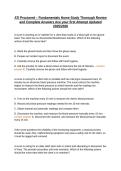 ATI Proctored &ndash; Fundamentals Home Study Thorough Review and Complete Answers Ace your first Attempt Updated 2025&sol;2026