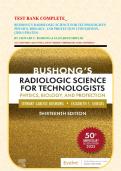 TEST BANK COMPLETE&lowbar; BUSHONG&rsquo;S RADIOLOGIC SCIENCE FOR TECHNOLOGISTS&colon; PHYSICS&comma; BIOLOGY&comma; AND PROTECTION 13TH EDITION&comma; &lpar;2026 UPDATES&rpar; BY STEWART C&period; BUSHONG & ELIZABETH SHIELDS  ALL CHAPTERS 1-42&vert; 8 UNITS&vert; LATEST VERSION&vert; VERIFIED DETAILED ANSWERS&vert;A&plus;