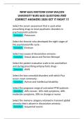 NRNP 6635 MIDTERM EXAM WALDEN UNIVERSITY NURS 6635 QUESTIONS AND CORRECT ANSWERS 2026 GET IT RIGHT &excl;&excl;&excl;