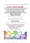 Test Bank for Community & Public Health Nursing&colon; Evidence for Practice 3rd Edition by DeMarco & Walsh