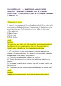 NSG 4100 EXAM 1 110 QUESTIONS AND ANSWERS  2026&sol;2027 &vert;&vert; NURSING FUNDAMENTALS & CLINICAL  CONCEPTS &vert;&vert; VERIFIED QUESTIONS & ACCURATE ANSWERS  &vert;&vert; GRADED A&plus; 