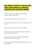 NEW JERSEY CATEGORY 3A&plus;3B PESTICIDE FINAL EXAM PAPER 2026 COMPLETE QUESTIONS AND SOLUTIONS VERIFIED