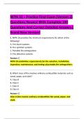 NFPA 10 &ndash; Practice Final Exam &lpar;Version 2&rpar;  Questions Newest With Complete 100  Questions And Correct Detailed Answers&vert;  Brand New Version&excl; 