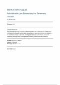 Administrative Law&colon; Bureaucracy in a Democracy &lpar;7th Edition&comma; Daniel E&period; Hall&rpar; &mdash; Complete Instructor&rsquo;s Manual &lpar;Chapters 1&ndash;11&rpar;