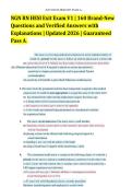 NGN RN HESI Exit Exam V1 &vert; 160 Brand-New Questions and Verified Answers with Explanations &vert; Updated 2026 &vert; Guaranteed