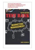 TEST BANK FOR MARKETING  MANAGEMENT 6TH EDITION BY DAWN  IACOBUCCI FULL TESTBANK ALL  CHAPTERS INCLUDED