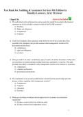 Auditing & Assurance Services &ndash; Test Bank&comma; 9th Edition&comma; Louwers & Strawser&comma; Complete Practice Questions and Answers