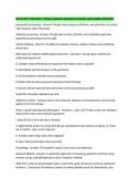 Brock PSYC 1F90 Exam 1 Review Questions Answered Correctly Latest Update 2026&sol;2027