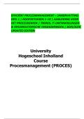 Effici&euml;nt Procesmanagement &ndash; Samenvatting Deel 1 &vert; Hoofdstukken 1&ndash;10 &vert; Procesdenken & IT &vert; 2025&sol;2026 Editie