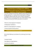 Chamberlain Prediagnostic NR607 Questions and Correct Answers&sol; Latest Update &sol; Already Graded