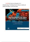 Test Bank for McCance & Huether's Pathophysiology 9th Edition &vert; The Biologic Basis for Disease &vert; Instant Download