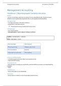 Samenvatting Management Accounting