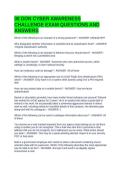 00 DON CYBER AWARENESS CHALLENGE EXAM QUESTIONS AND ANSWERS