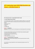 CITI Training Quiz Latest 2025&sol;2026 Questions and Answer -s &lpar;Verified Answer -s&rpar;