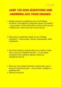 JAMF 100 2026 QUESTIONS AND  ANSWERS&vert; ACE YOUR GRADES&period; 