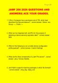 JAMF 200 2026 QUESTIONS AND  ANSWERS&vert; ACE YOUR GRADES&period; 