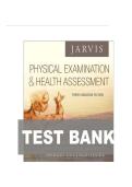 TEST BANK&colon; Physical Examination and Health Assessment&colon; Canadian Edition 3rd Edition by Carolyn Jarvis Latest Update&comma; All Chapters &vert;&vert;Complete A&plus; Guide