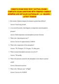 CAMATA Exam 2026&sol;2027 &lpar;Actual Exam&rpar; &vert; Complete Exam Questions with Verified Correct Answers and Detailed Rationales &vert; A&plus; Graded &vert; Latest Version