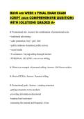BUSN 410 WEEK 8 FINAL EXAM EXAM SCRIPT 2026 COMPREHENSIVE QUESTIONS WITH SOLUTIONS GRADED A&plus;