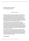 D353 &ndash; Strategic Training and Development Task 1&colon; Strategic Needs Assessment &vert; 2026 Update