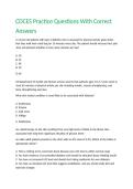 CDCES Practice Questions With Correct Answers