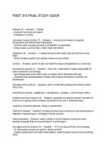 FMST 316 FINAL STUDY GUIDE