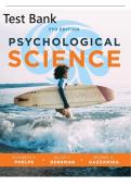 Test Bank for Psychological Science 7th Edition &lpar; by Elizabeth A&period; Phelps &comma;Elliot Berkman &rpar; All Chapters 1-15&vert; Latest Edition 2026