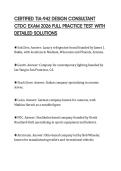 CERTIFIED TIA-942 DESIGN CONSULTANT CTDC EXAM 2026 FULL PRACTICE TEST WITH DETAILED SOLUTIONS