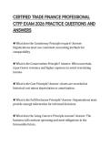 CERTIFIED TRADE FINANCE PROFESSIONAL CTFP EXAM 2026 PRACTICE QUESTIONS AND ANSWERSCERTIFIED TRADE FINANCE PROFESSIONAL CTFP EXAM 2026 PRACTICE QUESTIONS AND ANSWERS