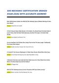 SOS MECHANIC CERTIFICATION- BRAKES EXAM &lpar;2026&rpar; WITH ACCURATE ANSWERS