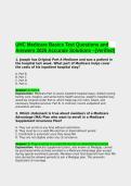 UHC Medicare Basics Test Questions and Answers 2026 Accurate Solutions &ndash;&lpar;Verified&rpar;