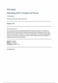 Advertising & IMC&colon; Principles and Practice &lpar;11th Edition&comma; Sandra Moriarty&comma; Nancy Mitchell & William Wells&rpar; &mdash; Complete Test Bank &lpar;Chapters 1&ndash;18 &vert; Latest Update&rpar;
