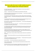 RIM Exam with all Correct & 100&percnt; Verified Answers &vert;Actual Complete Exam &vert;Already Graded A&plus;
