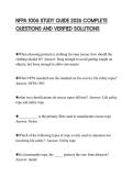 NFPA 1006 STUDY GUIDE 2026 COMPLETE QUESTIONS AND VERIFIED SOLUTIONS