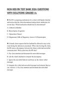 NGN HESI RN TEST BANK 2026 QUESTIONS WITH SOLUTIONS GRADED A&plus;