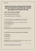 NGWA &lpar;EF&rpar; Mud Rotary Drilling EXAM TESTBAN