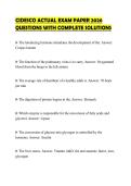 CIDESCO ACTUAL EXAM PAPER 2026 QUESTIONS WITH COMPLETE SOLUTIONS