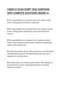 CIDESCO EXAM SCRIPT 2026 QUESTIONS WITH COMPLETE SOLUTIONS GRADED A&plus;