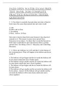 PADI OPENWATEREXAMPREPTEST BANK2026 COMPLETEPRACTICE SOLUTIONTESTEDQUESTIONS
