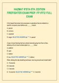 Firefighter Hazardous Materials Examination&colon; HAZMAT Exam Preparation Resource