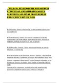 CIPS L4M4 RELATIONSHIP MANAGEMENT EVALUATION&colon; CONSOLIDATED SOLVED QUESTIONS AND FINAL PROCUREMENT PROFICIENCY REVIEW 2026