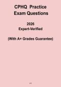 CPHQ 2026 Practice Exam Questions PDF &vert; Healthcare Quality Prep