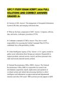GPC F STUDY EXAM SCRIPT 2026 FULL SOLUTIONS AND CORRECT ANSWERS GRADED A&plus;