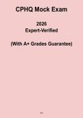 CPHQ Mock Exam PDF &vert; Certified Professional in Healthcare Quality &lpar;2026&rpar;