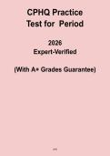 CPHQ Practice Test PDF &vert; 2026 Exam Period Healthcare Quality Prep